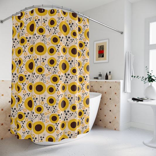 Sunflower Shower Curtains - - Home Decor
