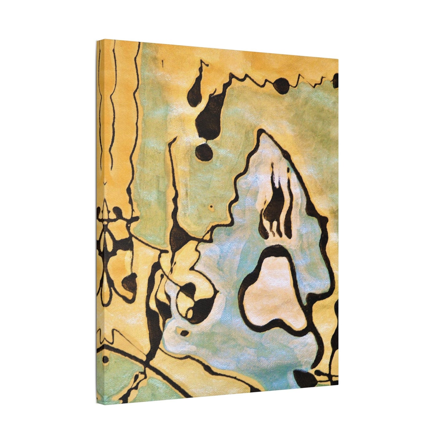 Screaming Ghost Satin Canvas Stretched