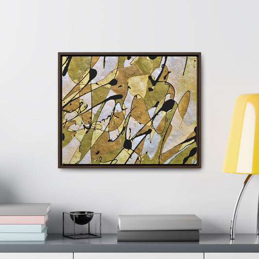 Gold Rush Gallery Canvas Wraps Horizontal Frame 20″ x 16″ Walnut 1.25"