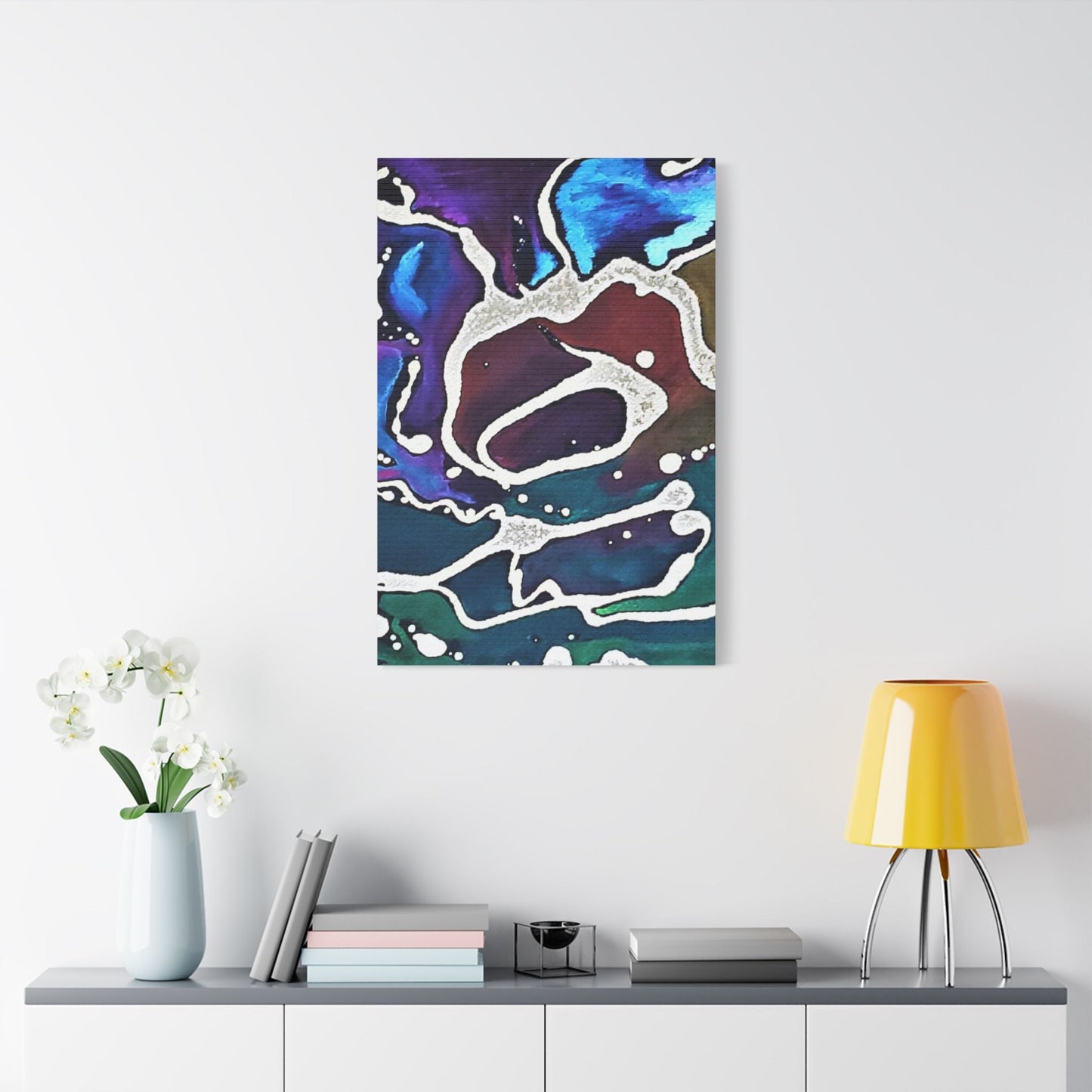 Ant Satin Canvas Stretched