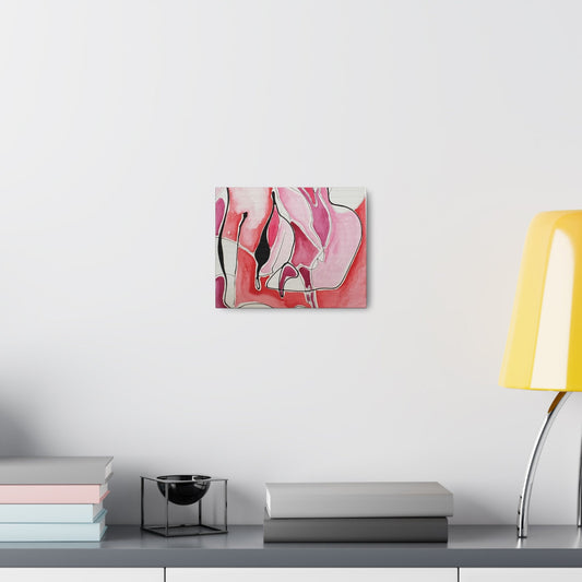 Red Fangs Canvas Gallery Wraps Printify