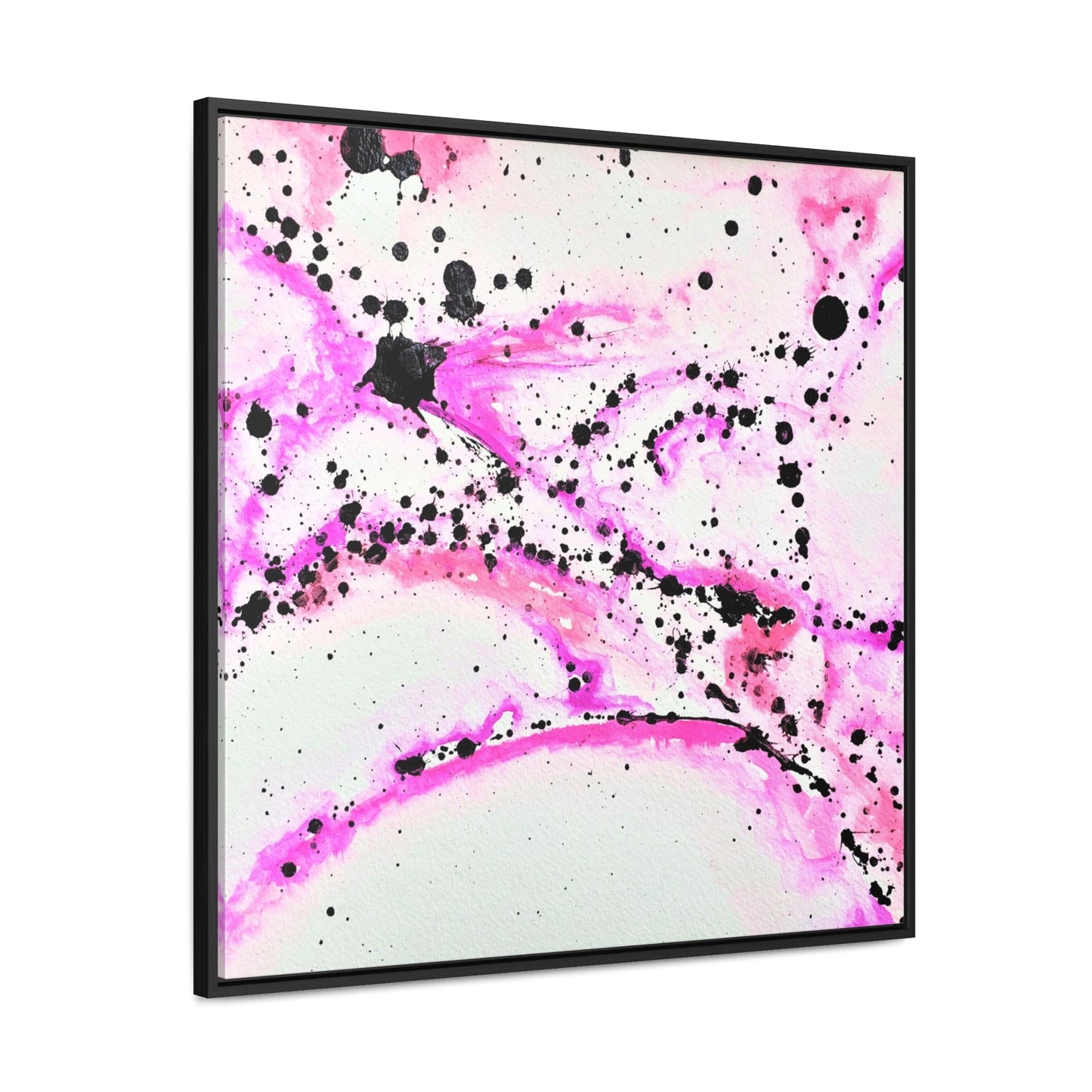 Neon Lightning Gallery Canvas Wraps Square Frame