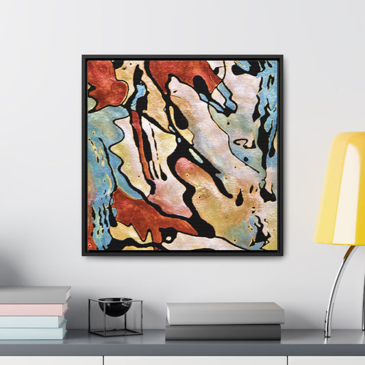 Blue Falls Gallery Canvas Wraps Square Frame 20″ x 20″ 1.25"