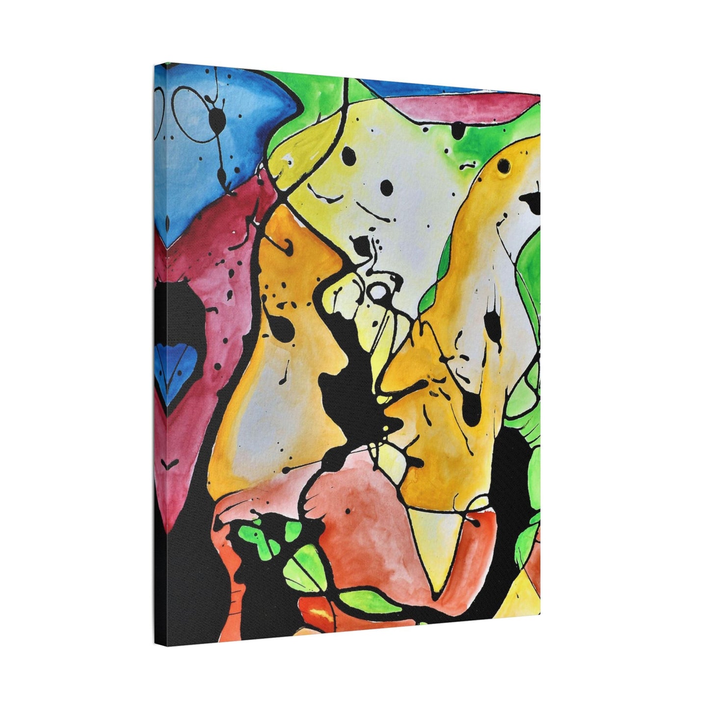 Space Judy Satin Canvas Stretched