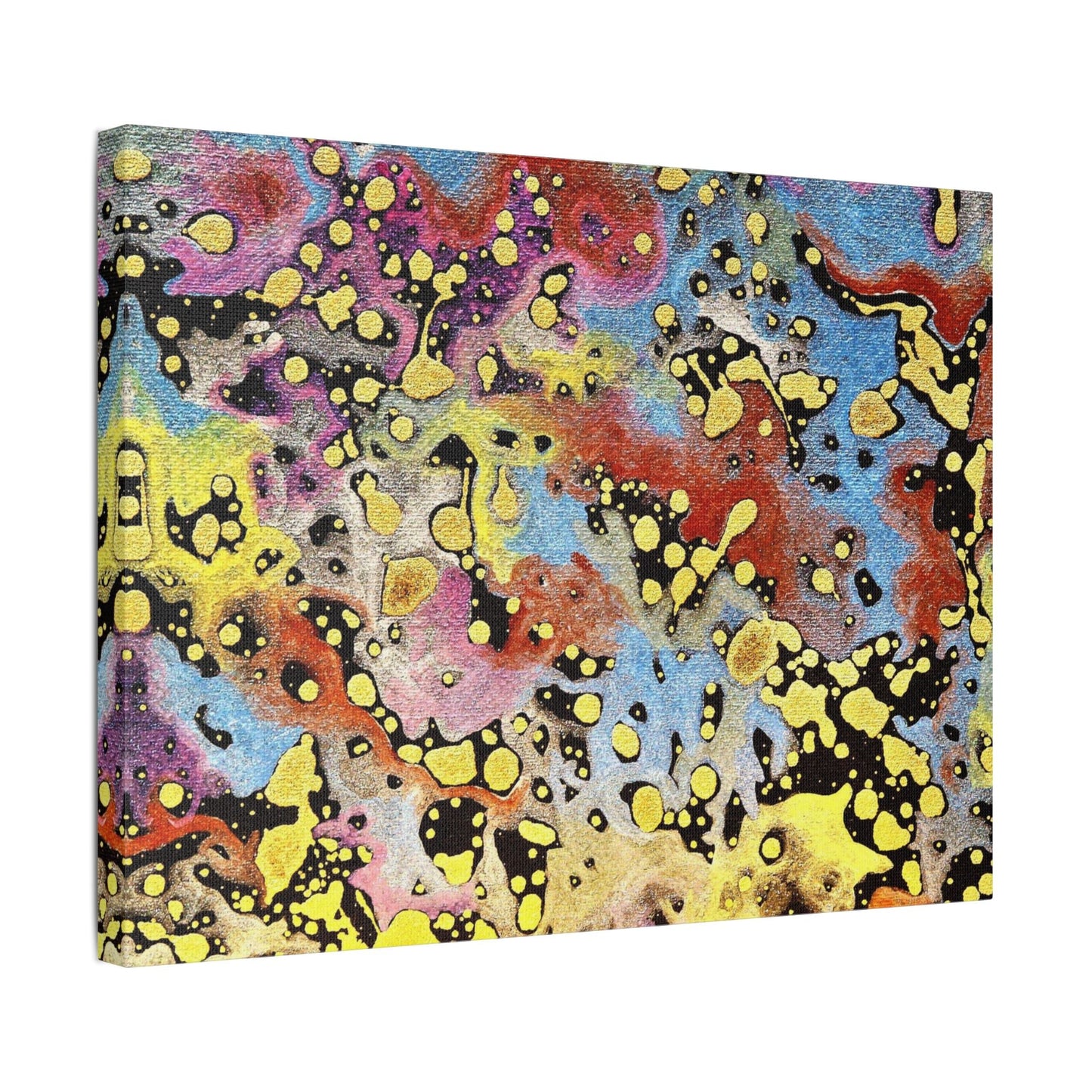 Limbo Satin Canvas Stretched