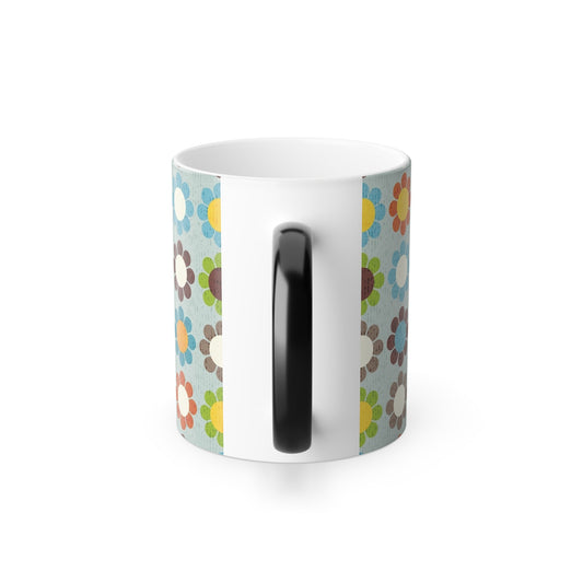 Color Morphing Floral Mug - 11oz - Kia Day Design