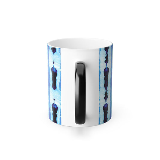 Iridescent Blue Color Morphing Mug - Kia Day Design