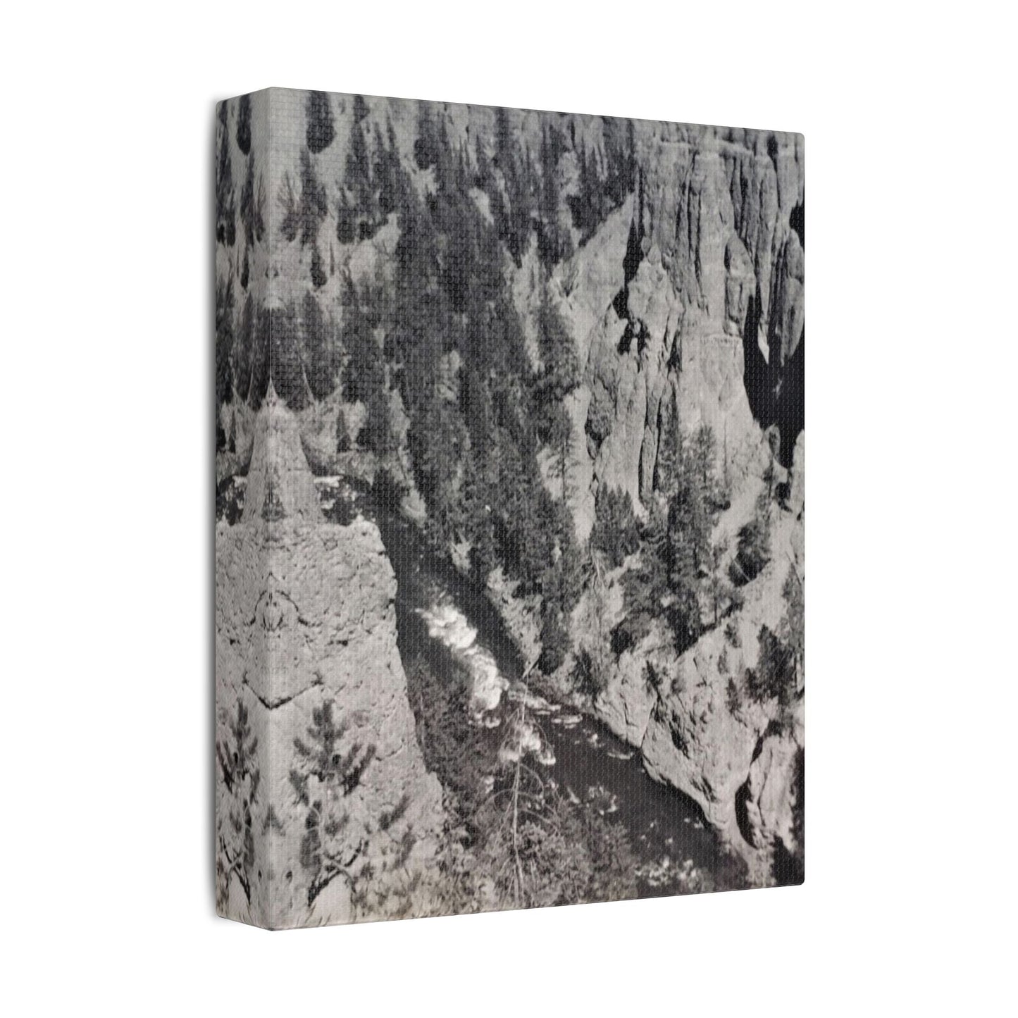 Cleopatras Needle Satin Canvas Stretched