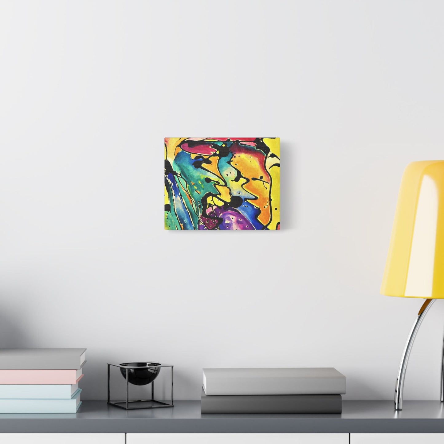 Sing Satin Canvas Stretched