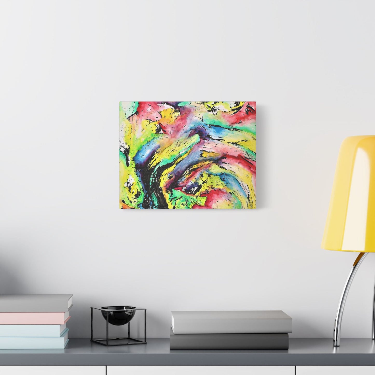 Vortex Satin Canvas Stretched