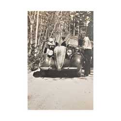 After The Black Hills 1939 Satin Canvas Stretched