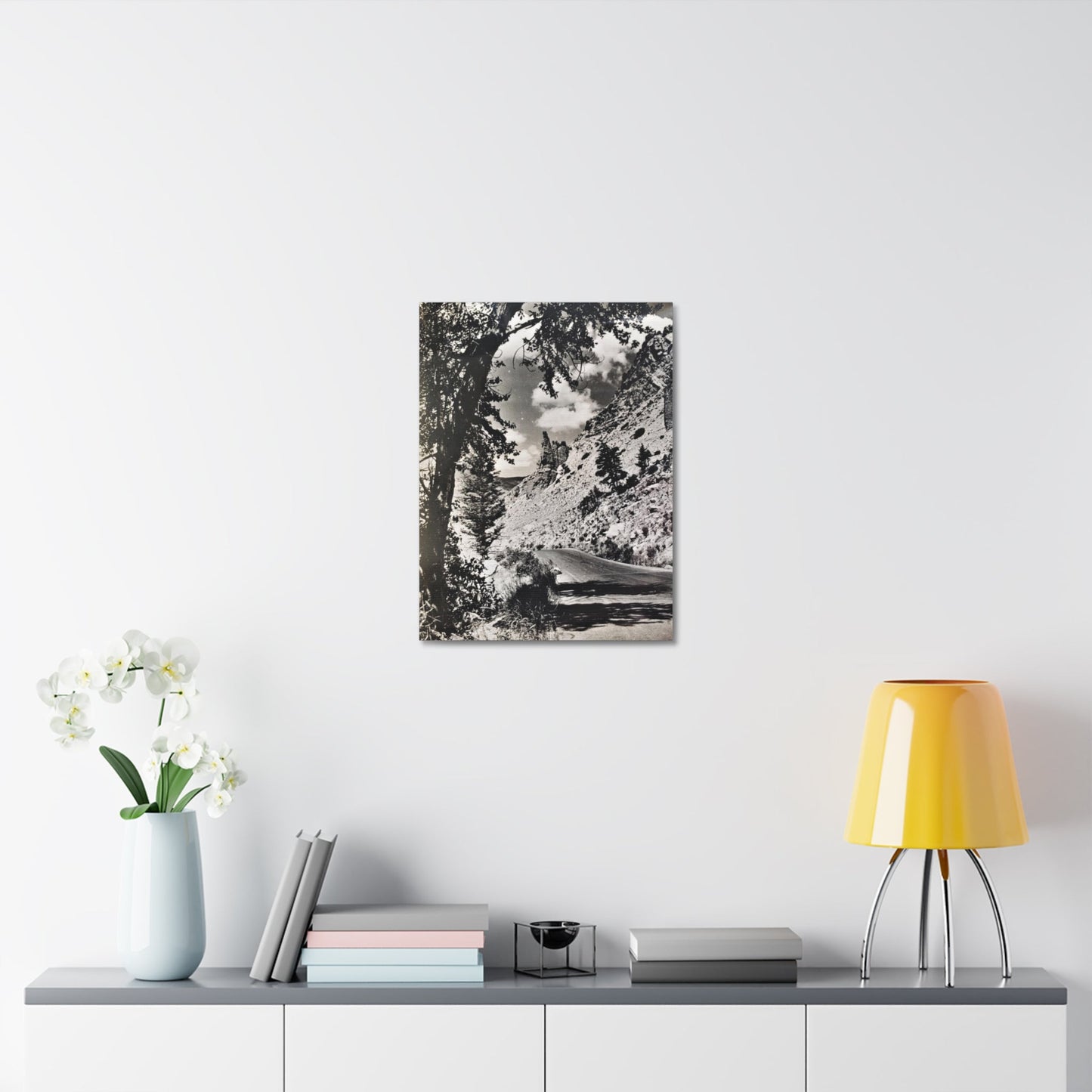 Eagles Nest Rock Yellowstone Stretched Canvas 1.5" 18″ x 24″