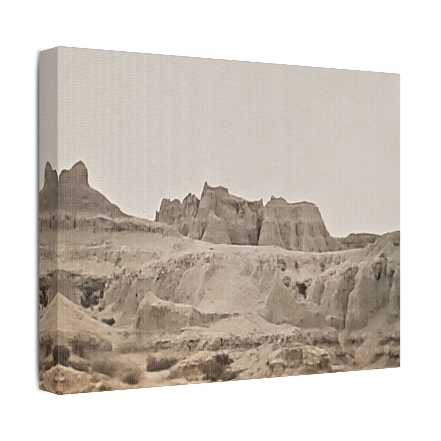 West Satin Canvas Stretched