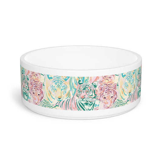Tropical Tiger Pet Bowl - Kia Day Design