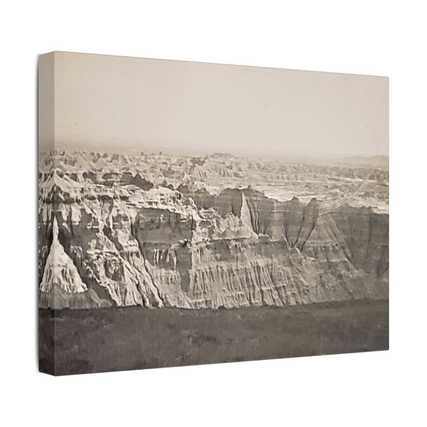 The Pinnacles Satin Canvas Stretched