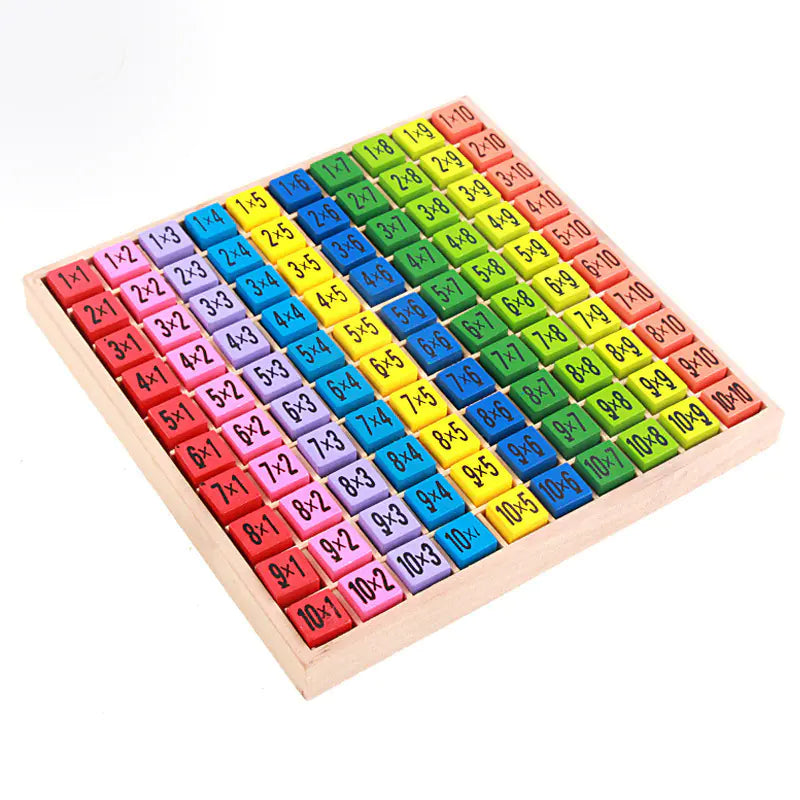 Kids Wooden Multiplication Table - Kia Day Design