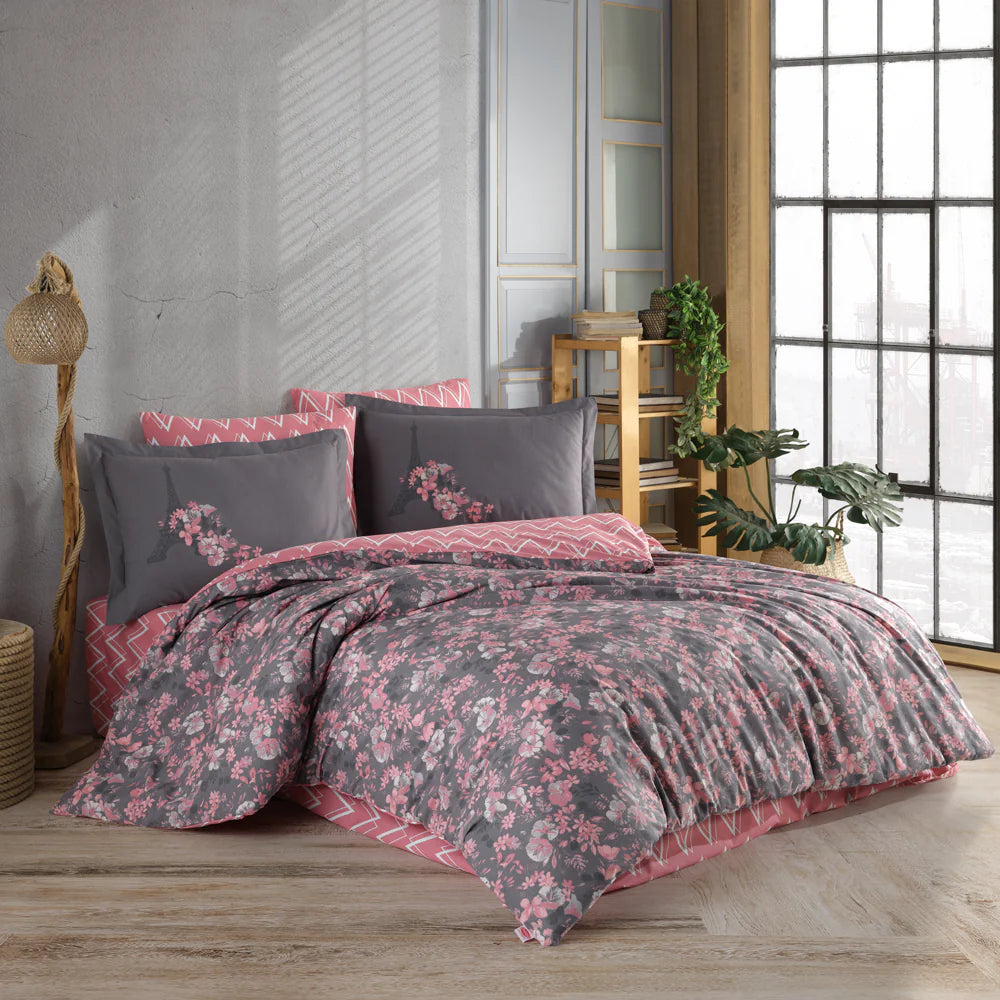 Hobby Alanza Powder - Poplin Double Duvet Cover Set Kia Day Design