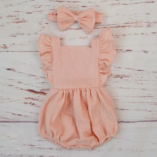 Organic Cotton Summer Baby Girl Clothes Kia Day Design