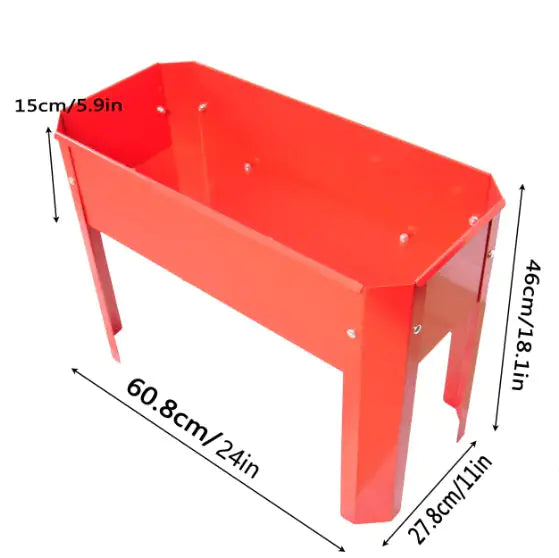 Outdoor Indoor Flowers, Fruits, Herbs, Vegetables, Metal Plant Boxes Kia Day Design