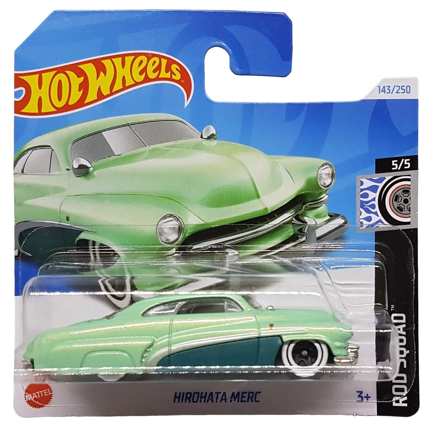 Hot Wheels Hirohata Merc Green Rod Squad - - toy car