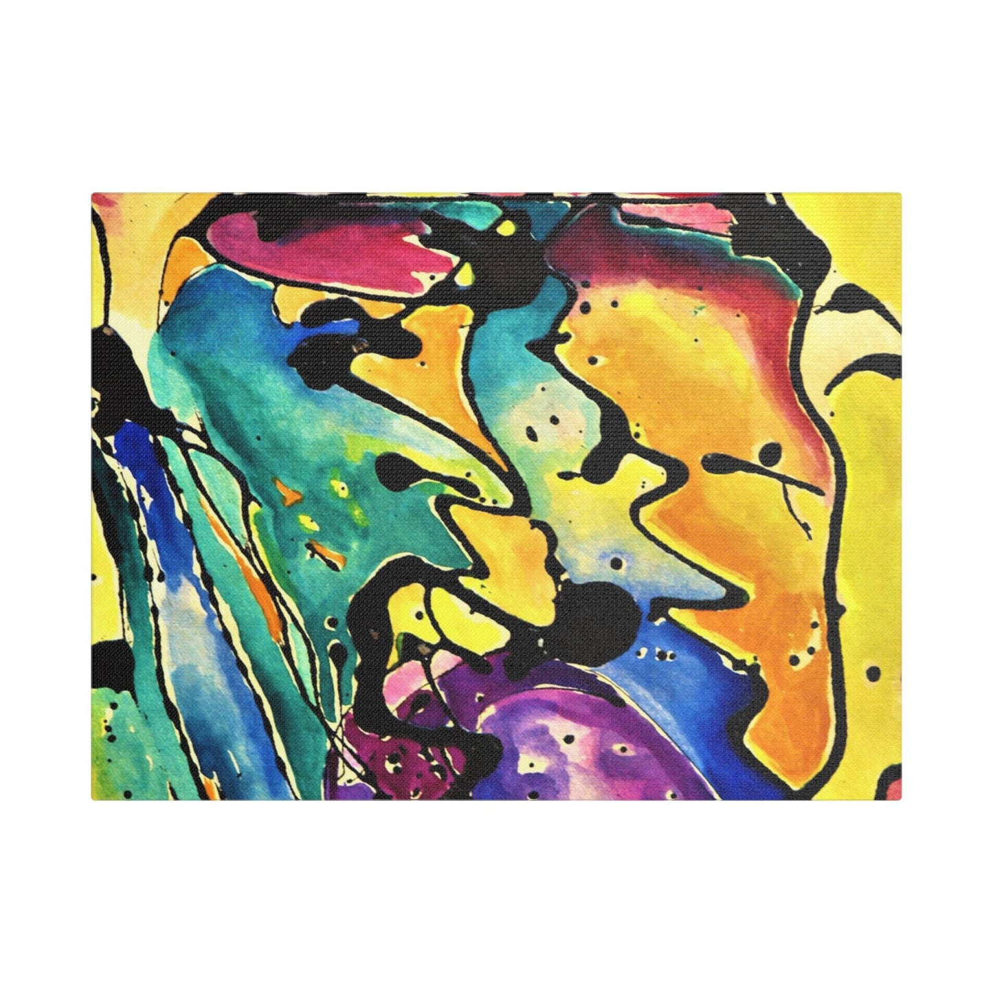 Sing Satin Canvas Stretched 16″ x 12″ (Horizontal) 1.5"