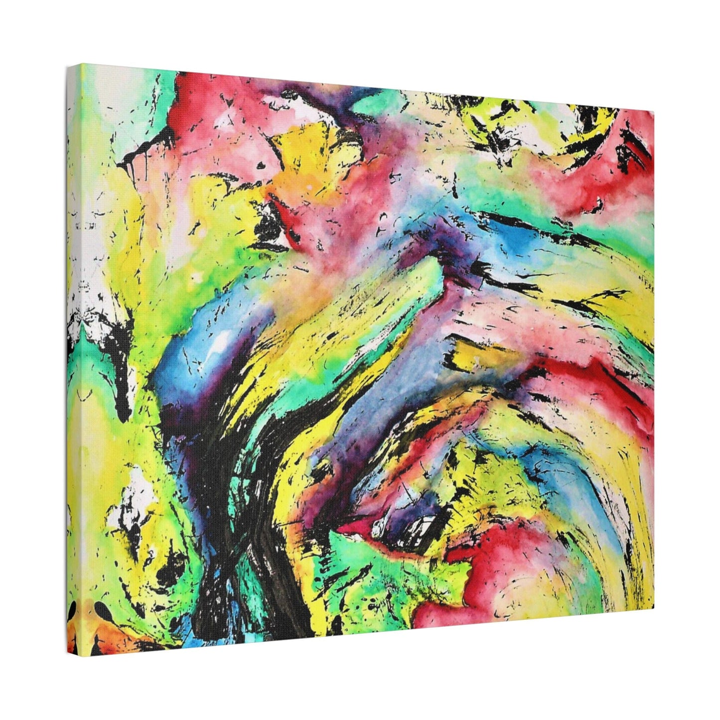 Vortex Satin Canvas Stretched