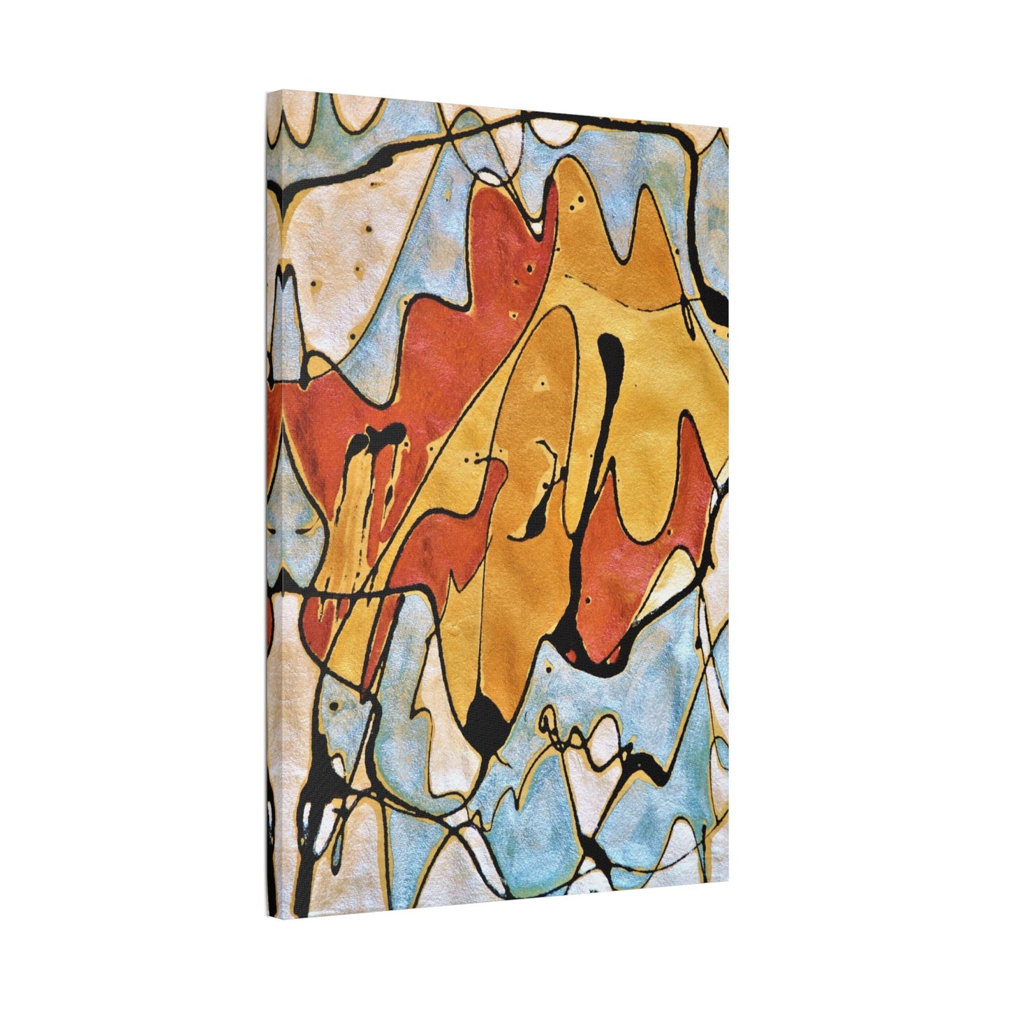 Fox Satin Canvas Stretched