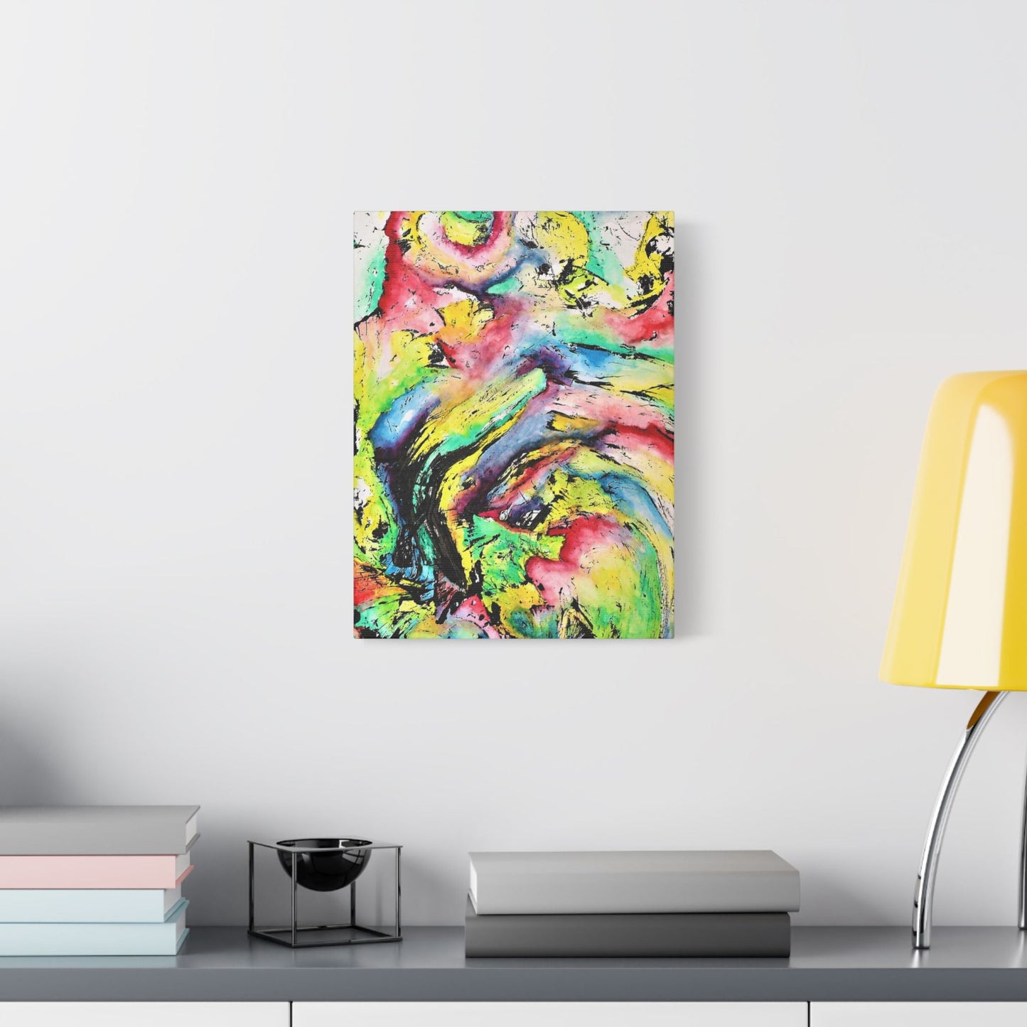 Vortex Satin Canvas Stretched