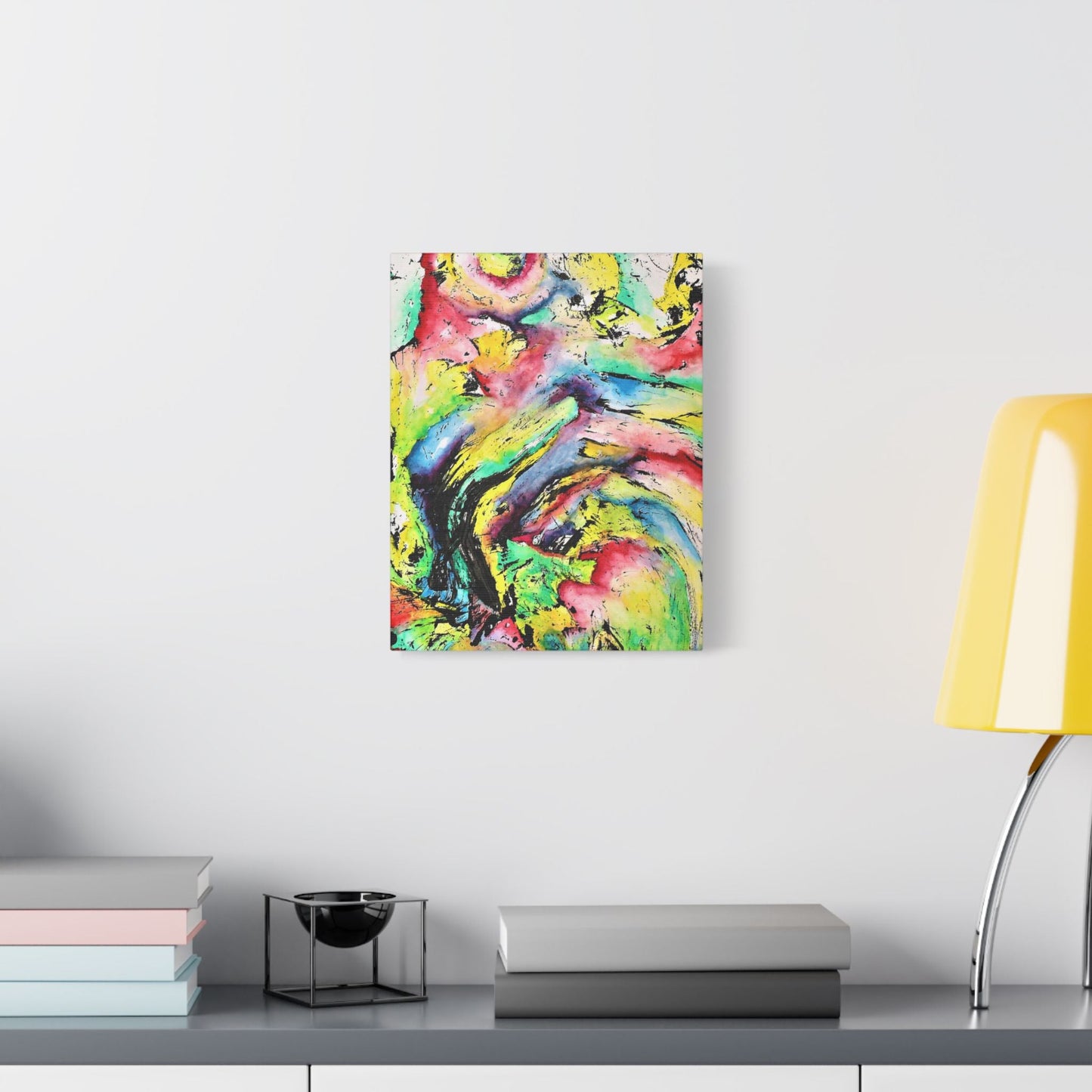 Vortex Satin Canvas Stretched