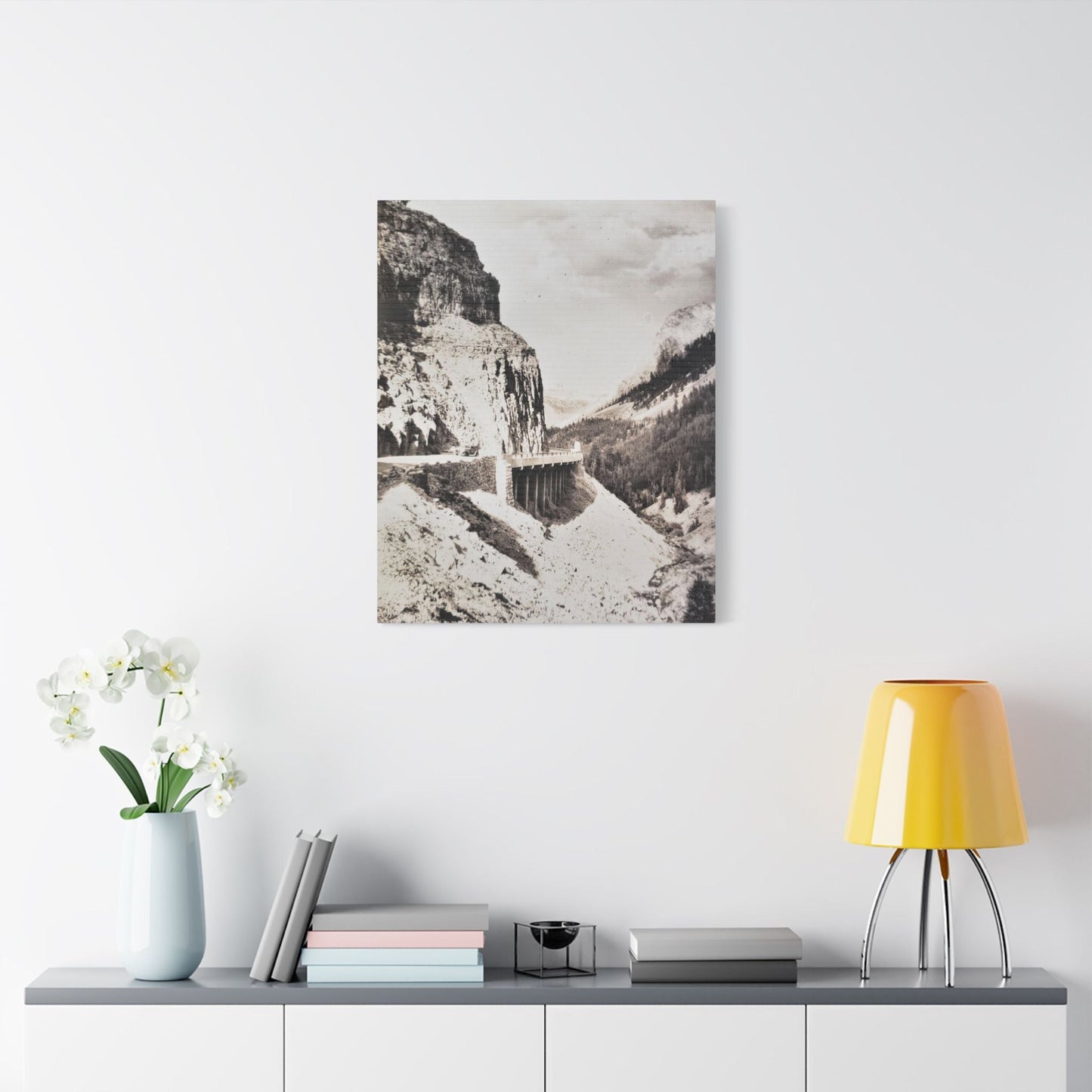 Golden Gate Canyon Colorado Satin Canvas Stretched 24" x 30" (Vertical) 1.5"