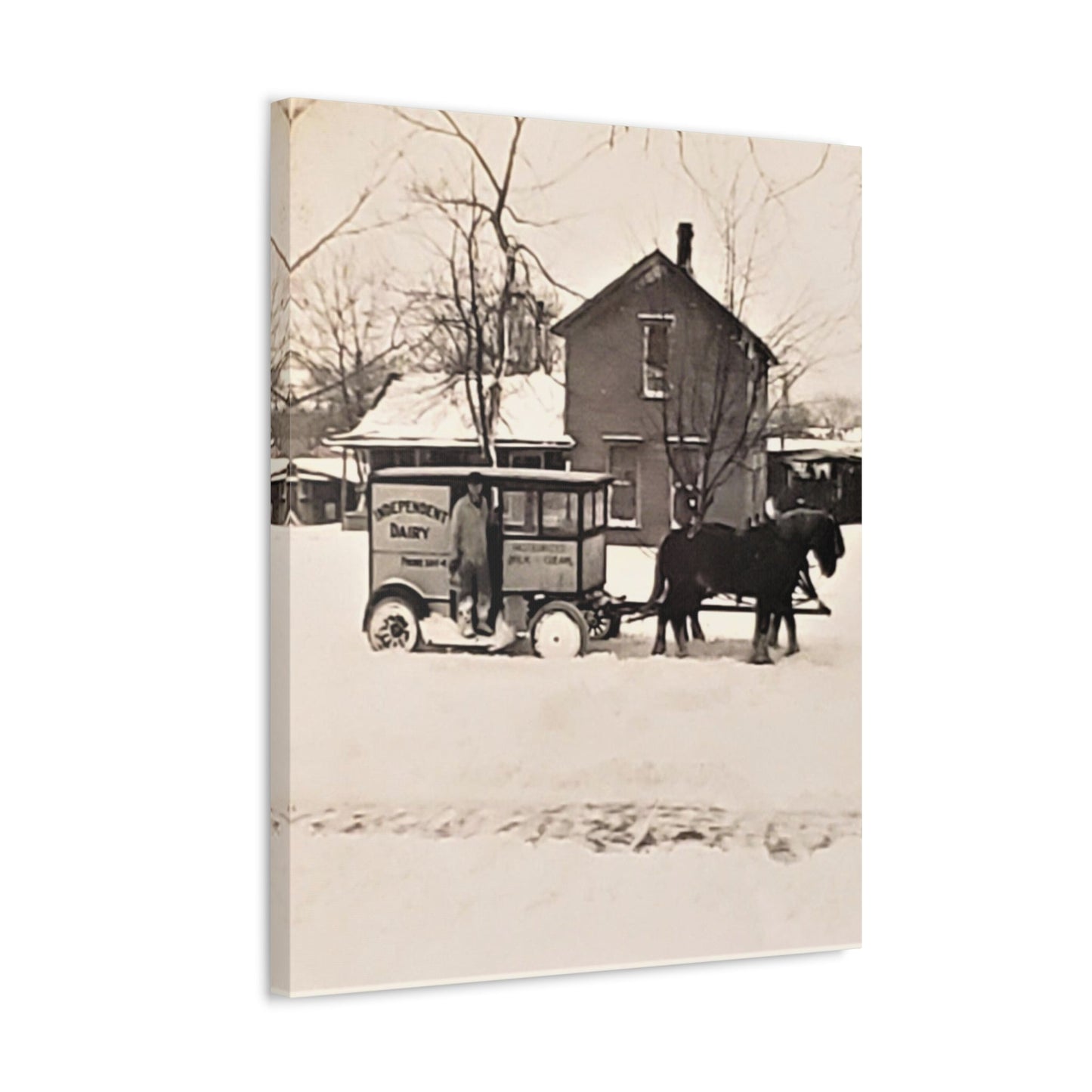 Milk Man Stretched Canvas