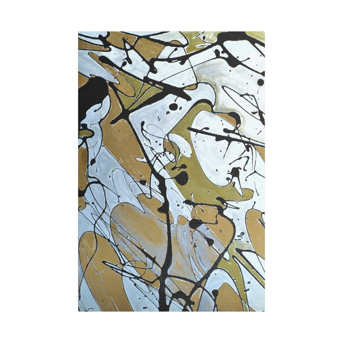 Mardi Gras Satin Canvas Stretched 24″ x 36″ (Vertical) 1.5"