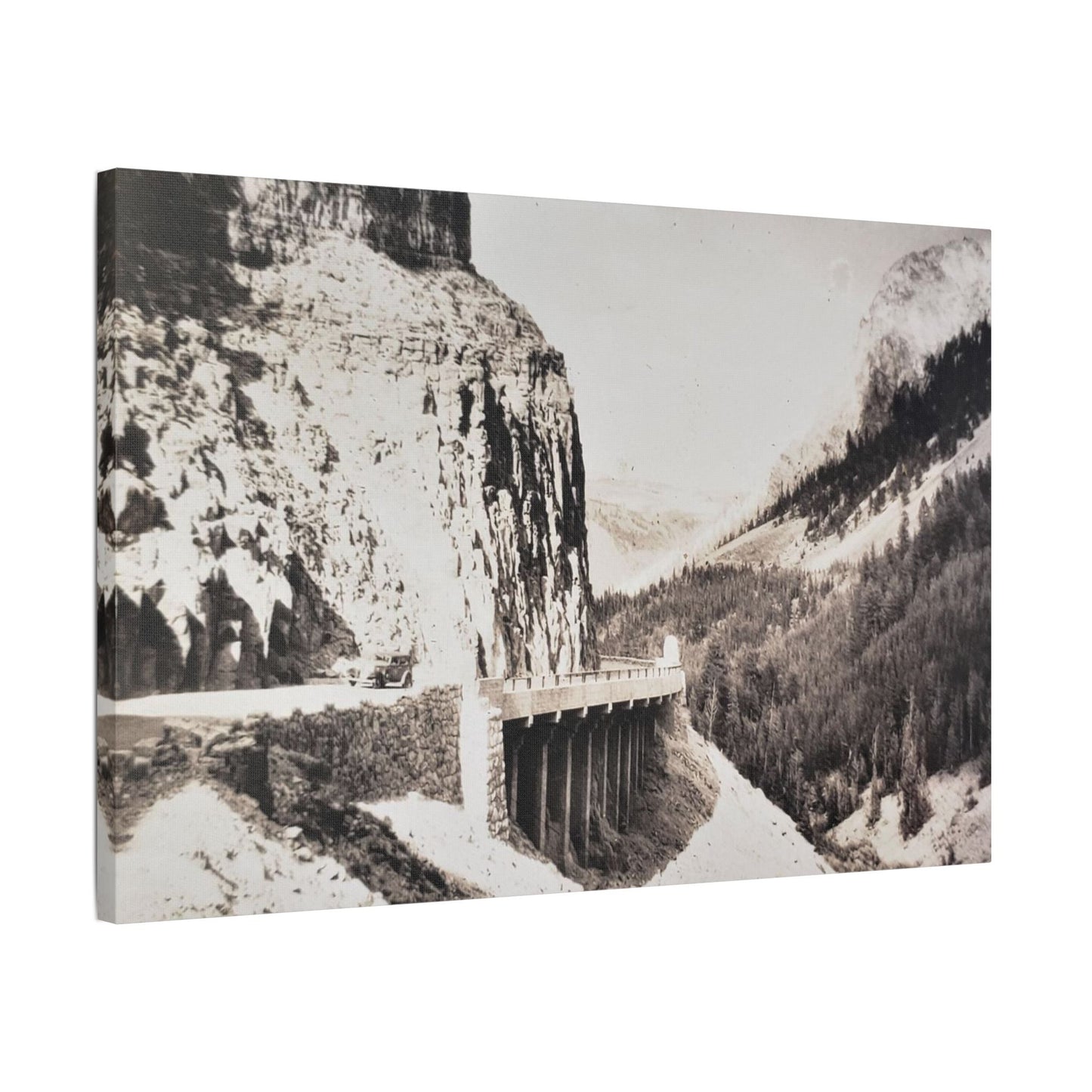 Golden Gate Canyon Colorado Satin Canvas Stretched