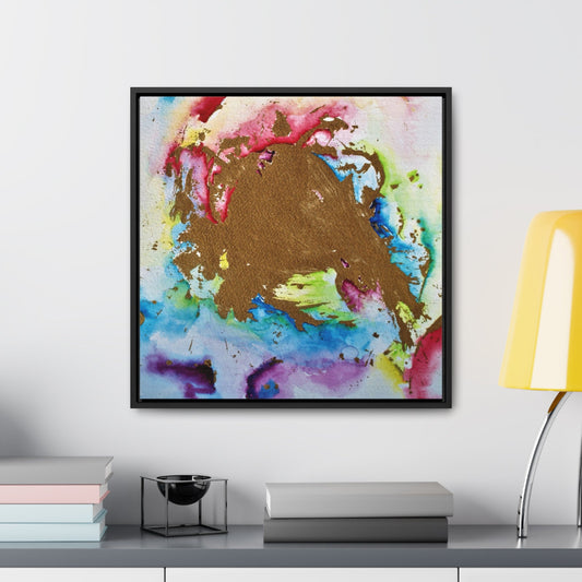 Through The Vapor Gallery Canvas Wraps Square Frame