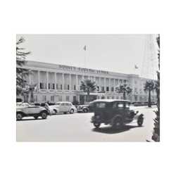 Sunset Bowling Center Largest in U.S 1939 Satin Canvas Stretched