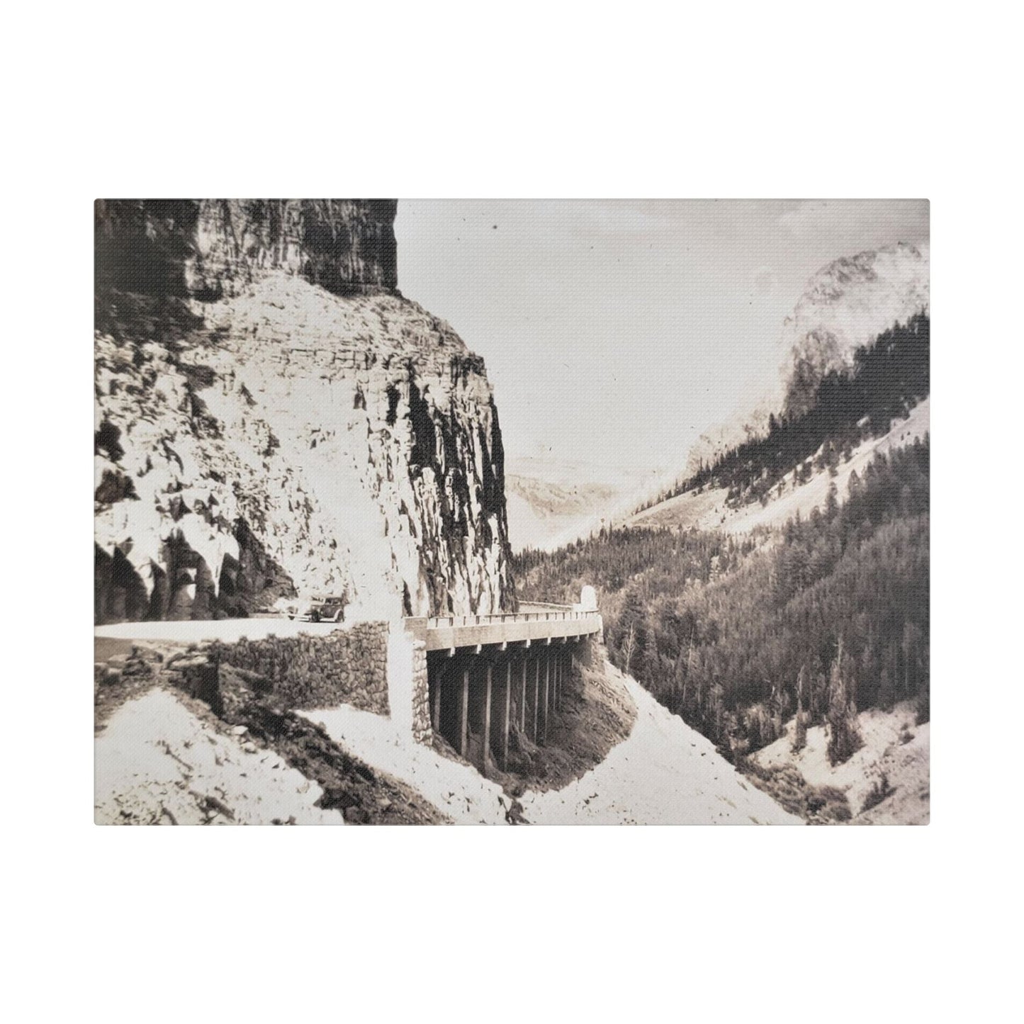 Golden Gate Canyon Colorado Satin Canvas Stretched