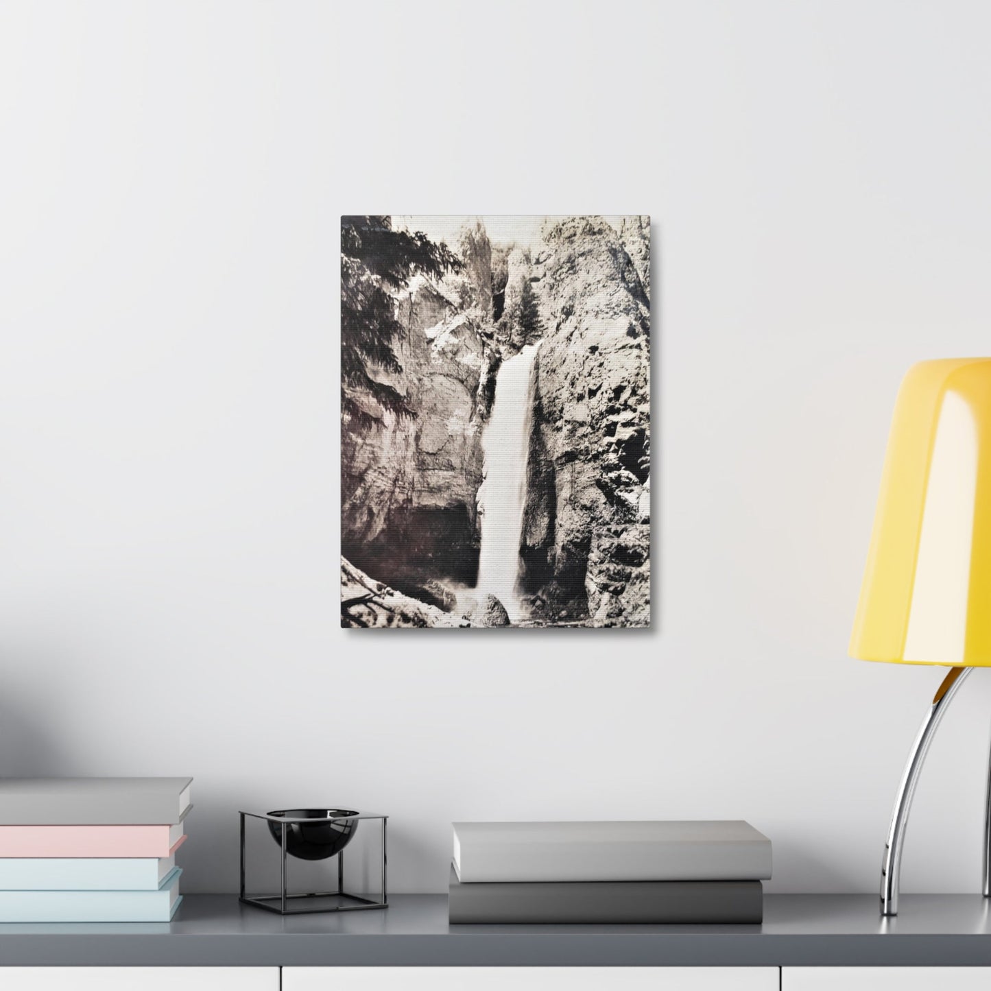 Tower Falls Yellowstone Stretched Canvas 1.5" 12″ x 16″