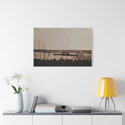 Navy Day New York October 27th 1945 Satin Canvas Stretched 36″ x 24″ (Horizontal) 1.5"