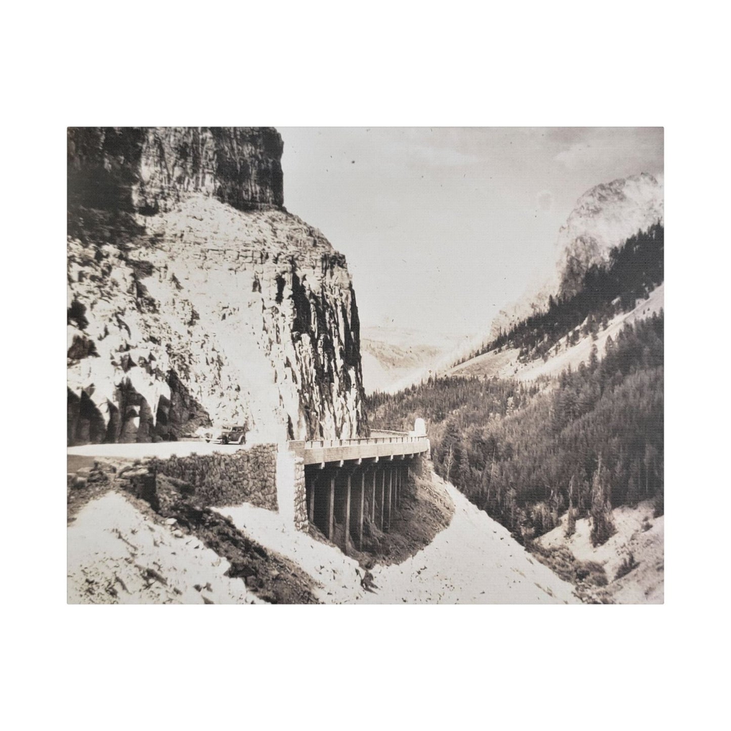 Golden Gate Canyon Colorado Satin Canvas Stretched