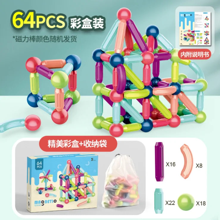 Magnetic Constructor Block Toy Set - Kia Day Design