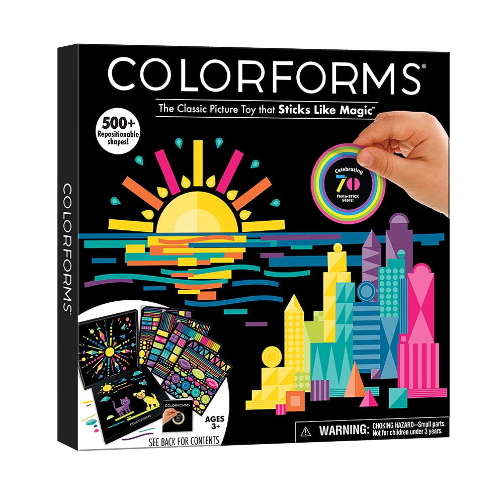 Colorforms 70th Anniversary Creative Sticker Set - - toy