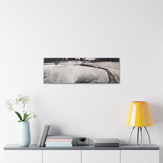 Morning Glory Pool Yellowstone Canvas Gallery Wraps 36″ x 12″ 1.25"