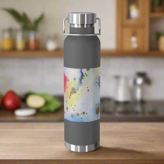 Purple Swirl 22oz Vacuum Insulated Bottle Grey 22oz