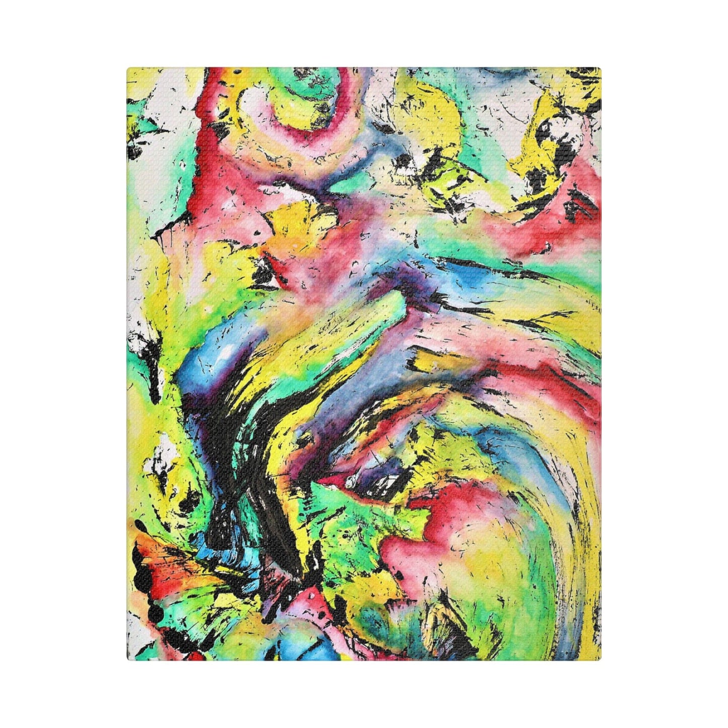 Vortex Satin Canvas Stretched 8″ x 10″ (Vertical) 1.5"