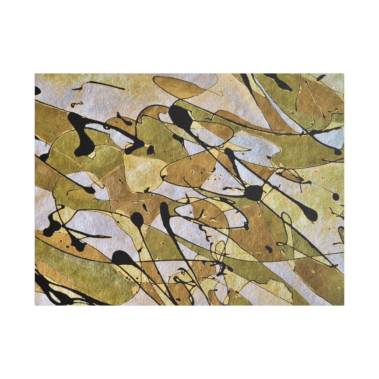 Gold Rush Satin Canvas Stretched 24″ x 18″ (Horizontal) 1.5"