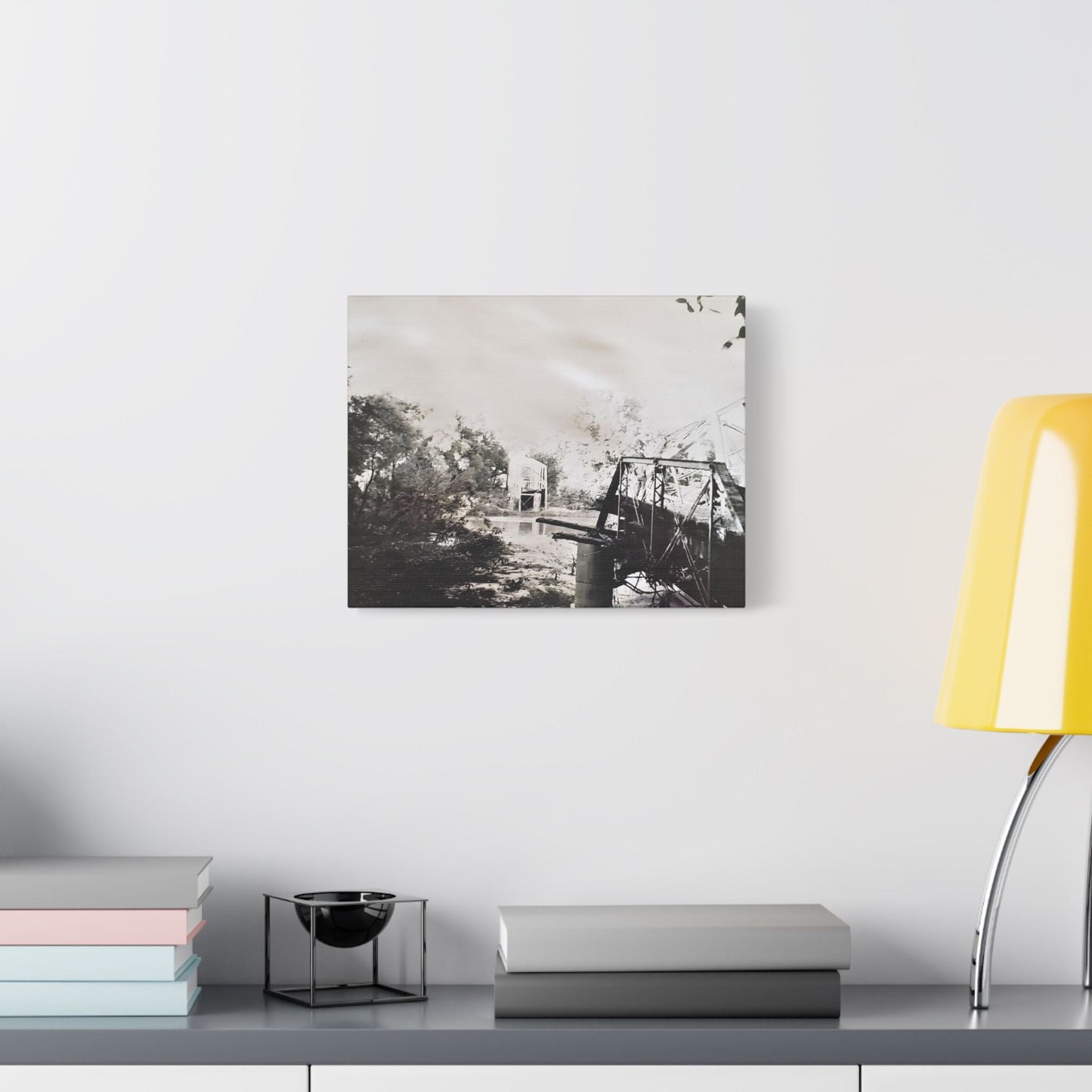 Bridge Satin Canvas Stretched