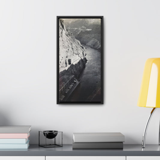 Boulder Dam Gallery Canvas Wraps Vertical Frame 10″ x 20″ 1.25" Black