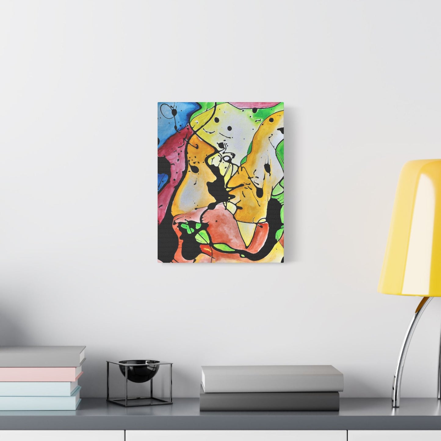 Space Judy Satin Canvas Stretched