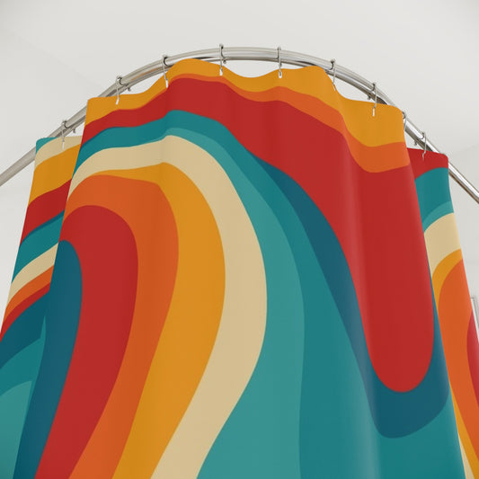 Boho Wave Shower Curtain - Kia Day Design