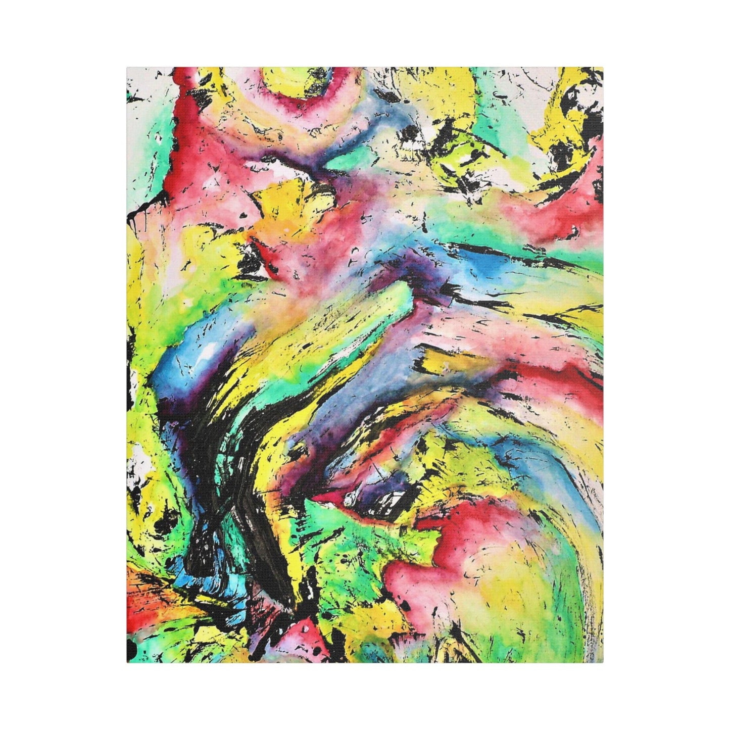 Vortex Satin Canvas Stretched 24" x 30" (Vertical) 1.5"